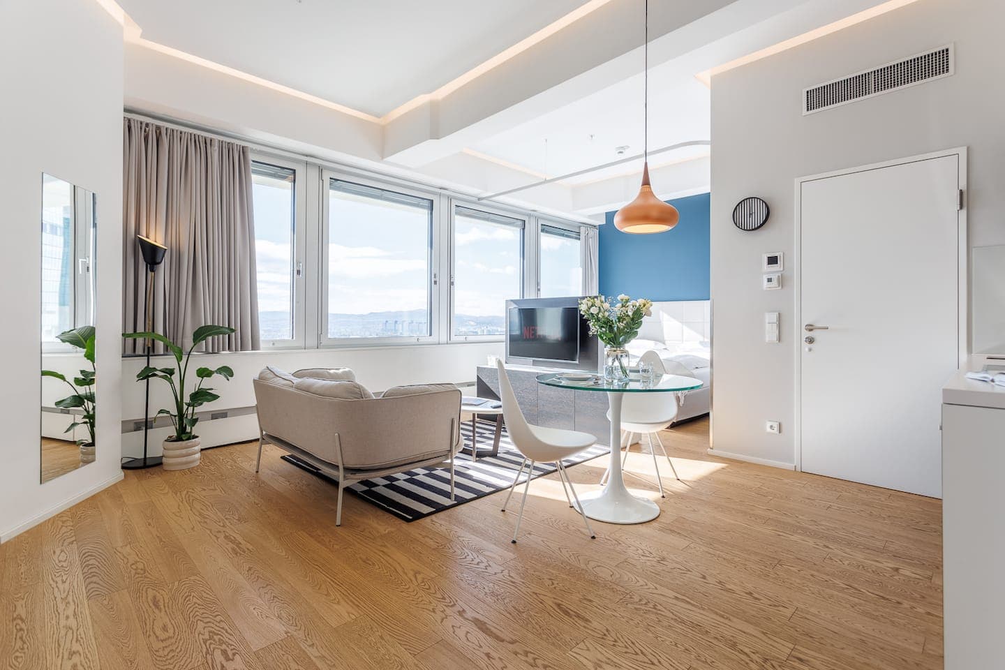 Kingsize Bett | Aussicht | Badewanne | Gym