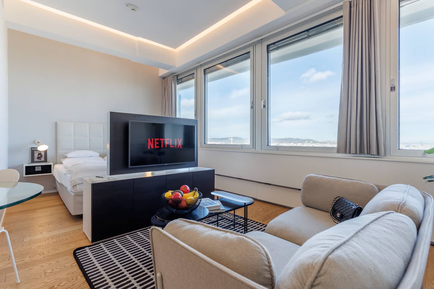 Skyline von Wien | Fitnessraum | 24/7 Self-Check-in